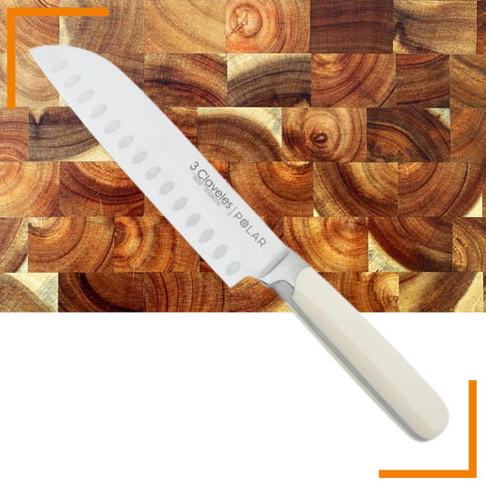 Santoku 7" - 3 Claveles Polar (3CP-S)