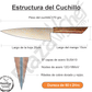 Chef 8" Damasco - Cobre (DMS-513A)