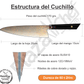 Chef 8" Damasco - Cobre (DMS-545A)