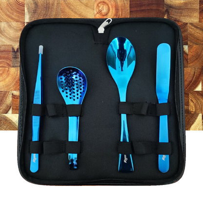 Set 4RQE Azul +Estuche