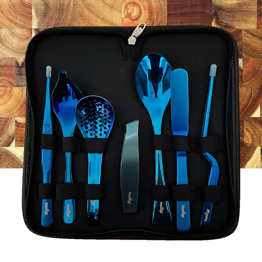 Set 7 Azul + estuche