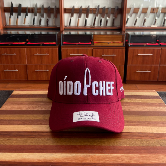 Gorra Curva Roja Oído Chef