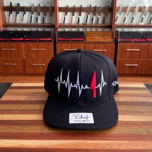 Gorra Plana Negra Signo Vitales